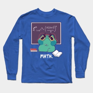 Frog hates Math Long Sleeve T-Shirt